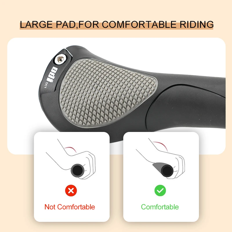 ODI Bicycle Handlebar Ergonomic Grips Anti-Skid Long/Short High Quality Rubber Handle Cover MTB Handle Bar Grips E-Bike Parts