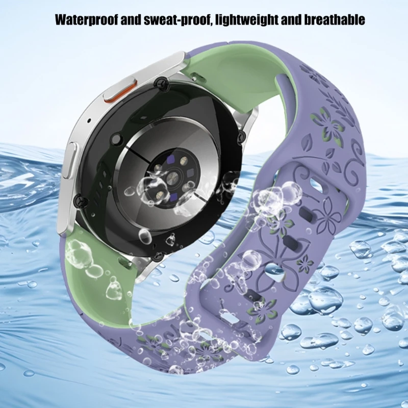 피부 친화적 인 스마트 워치 팔찌 실리콘 편안한 스트랩 밴드 밴드 7