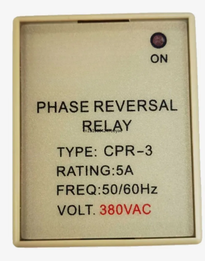 For CPR-3 5A Phase Sequence Protector AC380V Mold Temperature Machine Phase Sequence Relay Protection Switch