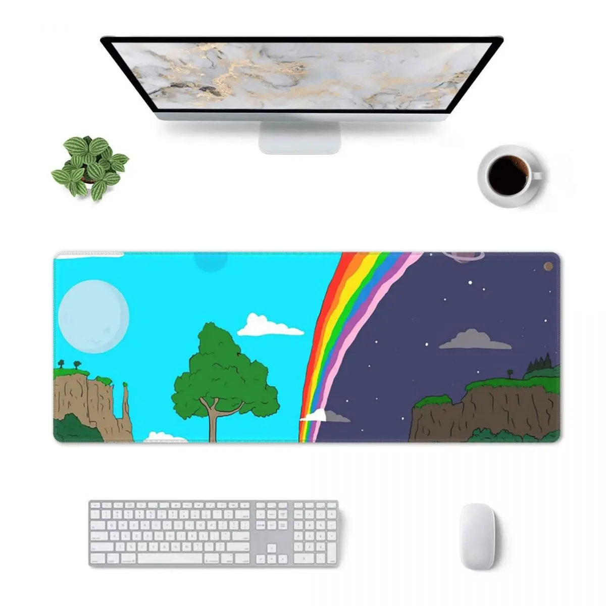 Large Mouse Pad Big Lez Wake Up Gamer PC Laptop Mats Keyboard Carpet Computer Gaming Office Accessories Desk Mat
