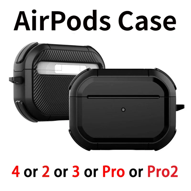 Four corners anti-fall Case For Airpods Pro 3 Case Compatible MagSafe Protection Cover For AirPods 1 2 3 4 Pro or Pro 2rd