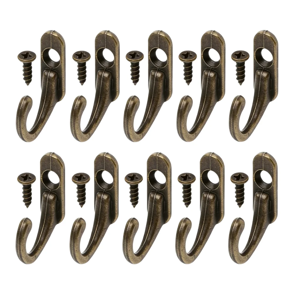 Single-hole Mount Zinc Alloy Hook For Kitchen For Bathroom Solid Construction Rust-resistant Finish For Towels