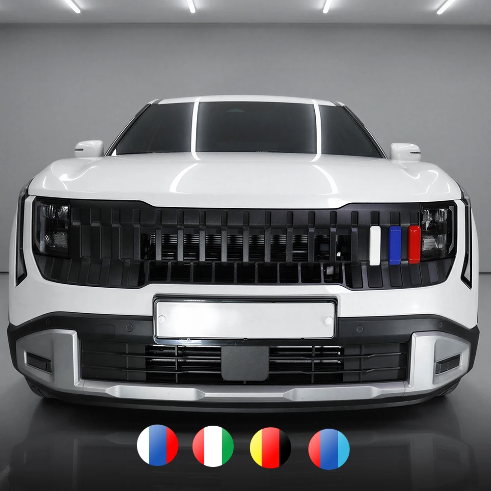 Fit For KIA SELTOS SP3 2026 2027 LHD RHD ABS Material Front Grill Trim Cover Exterior Decoration Car Accessories