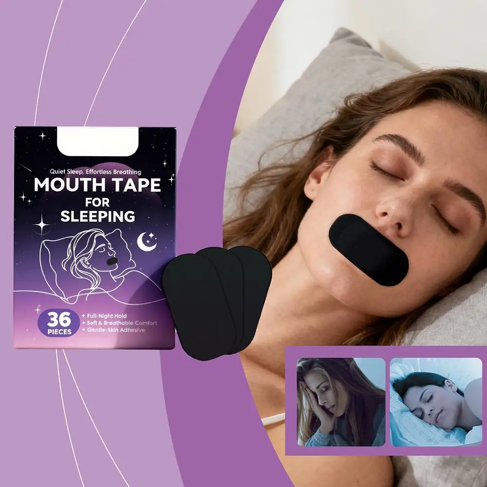 

New 36pcs Anti Snoring Nose Strips for Breathing Correction Physical Expansion Breathable Nasal Patch Better Sleep Anti-Snoring