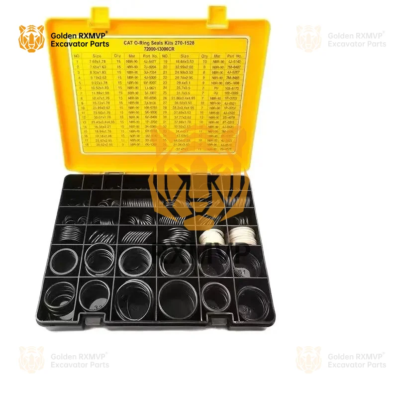 For Caterpillar Oil Seal repair kit Box E306 E320 E323 E336 Oil Seal case Universal o-ring oil seal repair kit brand new