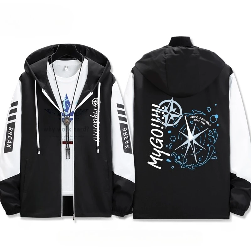 BanG Dream! It's MyGO 3D Print Zip Up Women/Men Hoodie Sweatshirt Anon Chihaya Takamatsu Tomori Cosplay Zipper Hooded Jacket