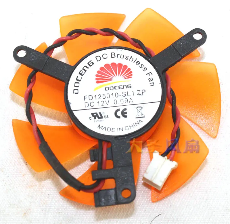 Original for ZOTAC Graphics Video card Cooling fan FD125010-SL1 12V 0.09A 5CM pitch 39mm Diameter 47mm