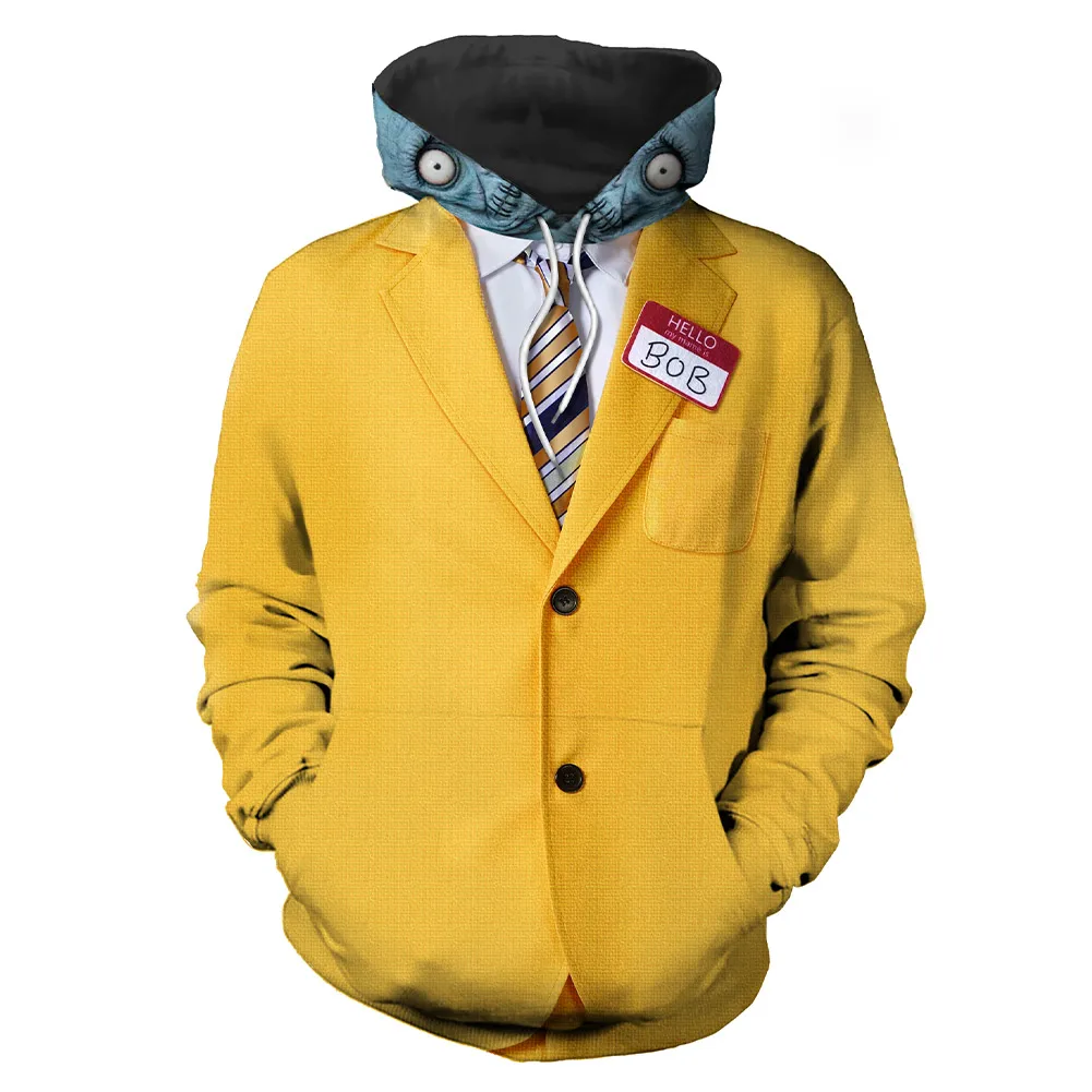 Movie Juice Bob Hoodie Cosplay Costume 3D Printed Hooded Sweatshirt Men Women Casual Streetwear Pullover Halloween Clothes