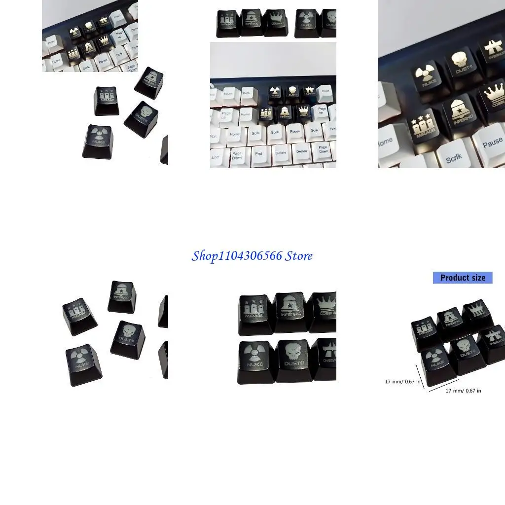 

02DD Gaming Keycaps Прочные ABS -клавиши OEM -профиль Высота личности Получитель для крышки для механической клавиатуры