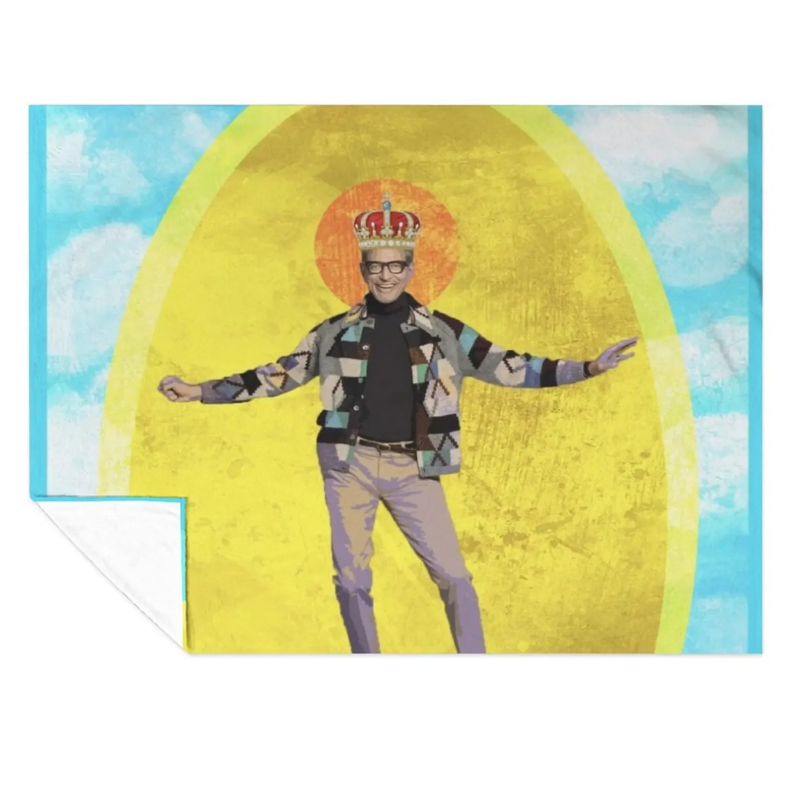 

Holy Jeff Goldblum Throw Blanket anime Cute Plaid Decorative Sofa Soft Plaid Blankets