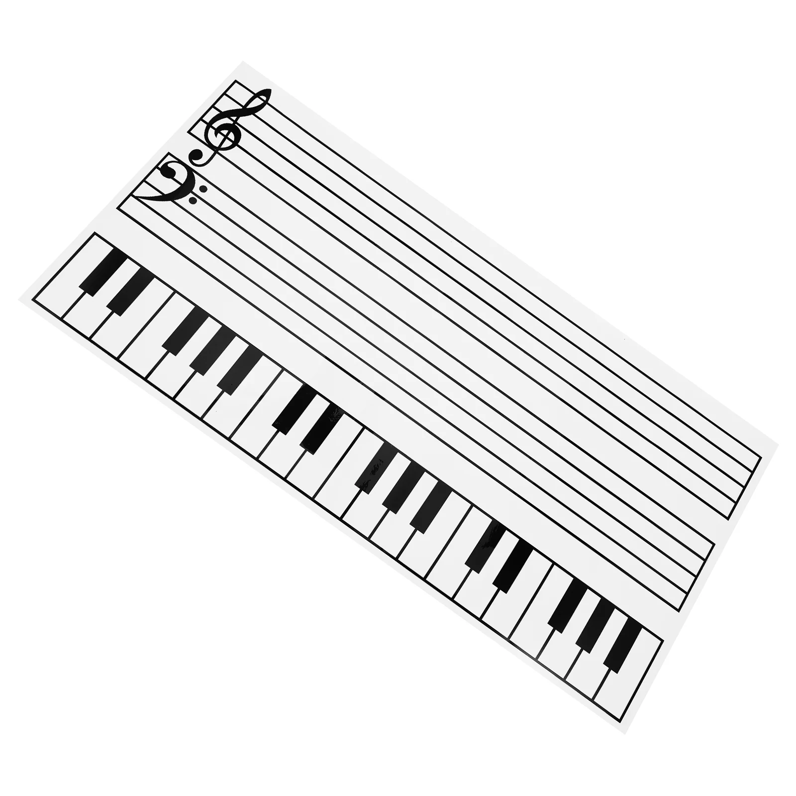 Fridge White Board Staff Whiteboard Stickers Practical Dry Erase Rubber Memo for Wall-mounted Boards Magnetic