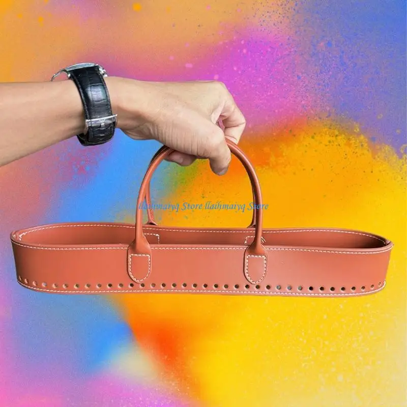 573B Elaborate Fabric PU Leather Artisanal Shoulder Bag Permanent Thin For Commuting And Travel