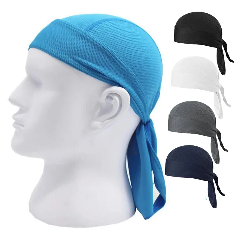 Men's Quick Drying Cycling Sunscreen Durag Headscarf Running Exercise Headscarf Outdoor Sports Brimless Urinal Cap
