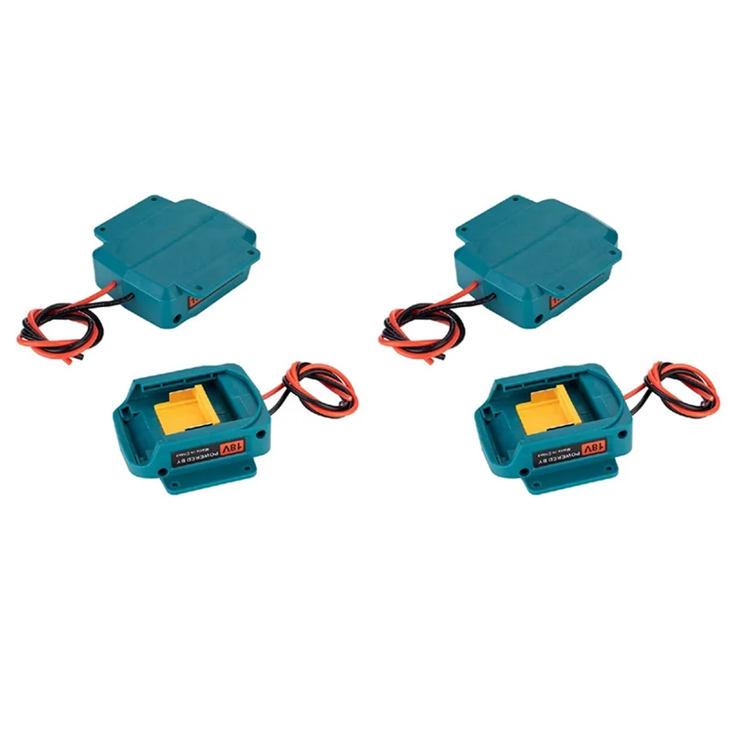 

A47U 4Pcs Battery Adapter Converter For 18V Li- Battery DIY Power Tool Battery Converter Adapter With 14 Awg Wires