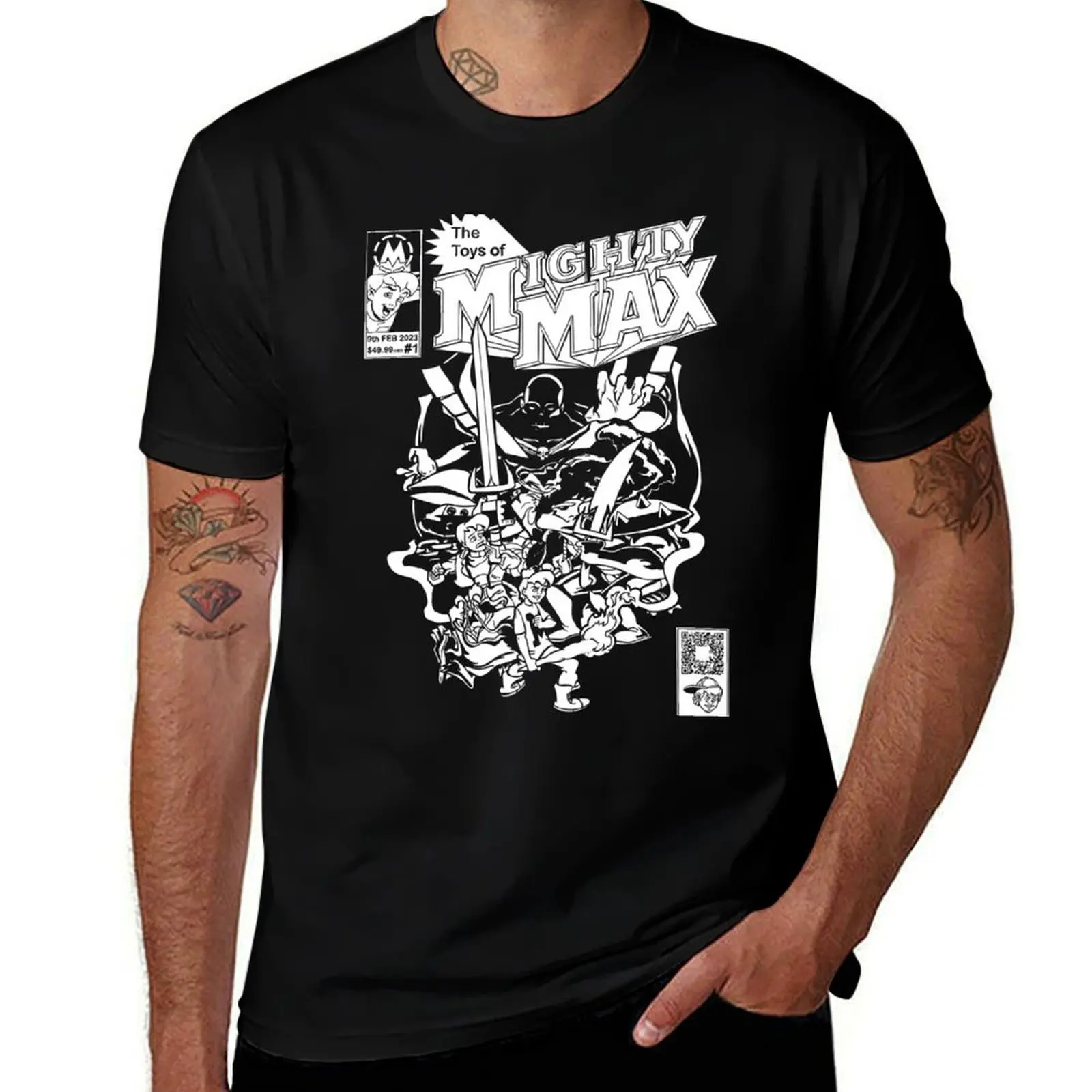 The Toys of Mighty Max DARKNESS T-Shirt T-shirt classique basique décontracté