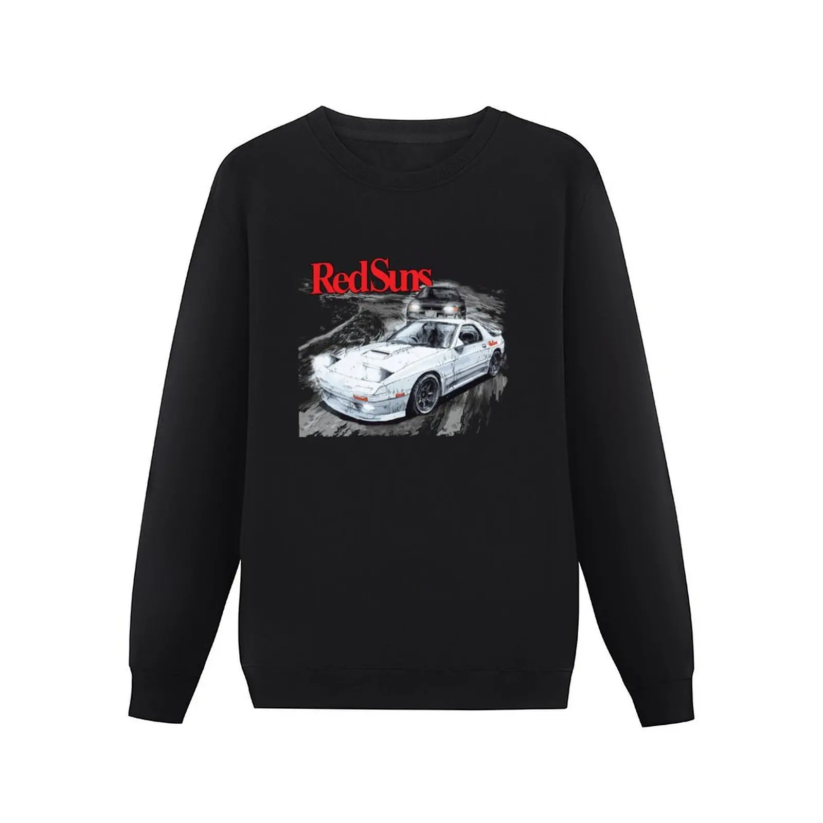 Initial D - RED SUNS VS TEAM EMPERIOR Mountain Drift Racing Tandem Takahashi FC vs Kyoichi Sudo EVO Pullover Hoodie