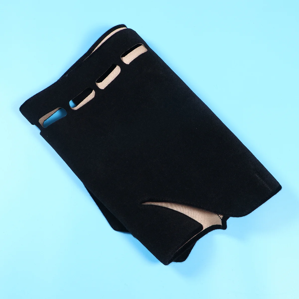 

Car Dashboard Cover Black Super Polyester Auto Dashboard Light Proof Mat Protective Pad Car Interior Non-Slip Anti-Uv Uv Damage