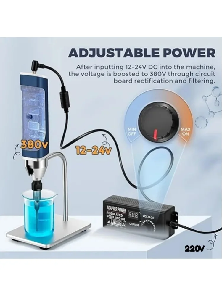 30KHz Labor-Mini-Zellendisruptor Ultraschall-Homogenisator Mixer Homogene Mischmaschine Handgehaltener Ultraschall-Homogenisator 300W