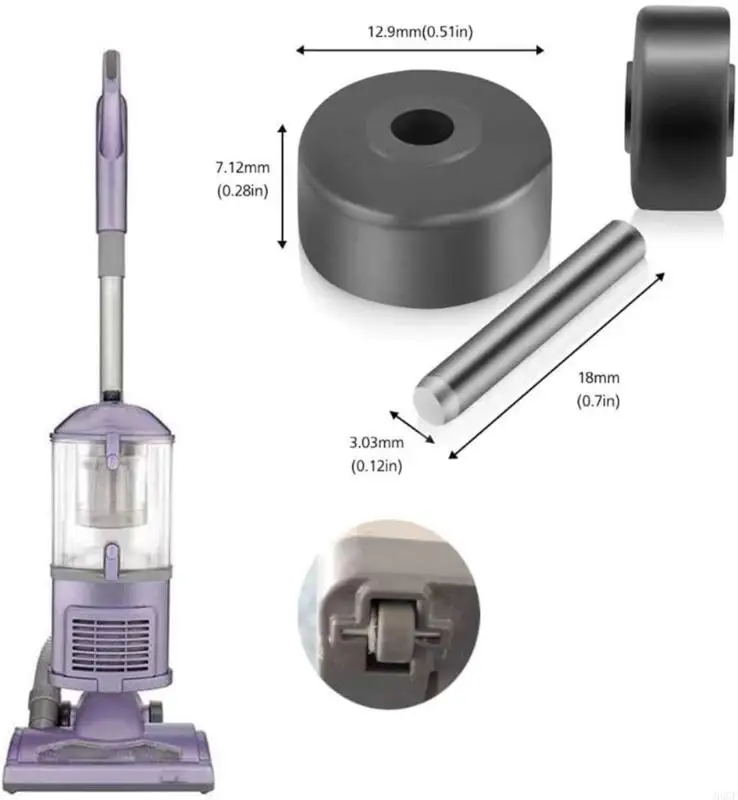 96GF Część zamienna do odkurzacza Przeciwzużyciowa opona tworzywa sztucznego do NV351 NV355