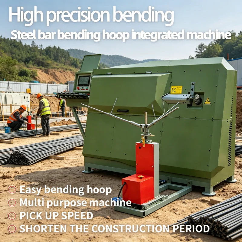 CNC Steel Bar Bending Hoop Machine Multifunctional Rebar Stirrup Bender For Various Shapes In Construction Projects