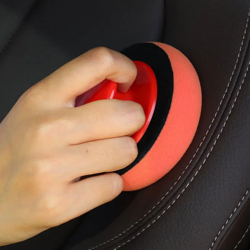 Car Wash Waxing Polish Sponge Microfiber Applicator Foam Beauty Care  Waxing Sponge Suit Car Cleaning Accessories for Car view 6