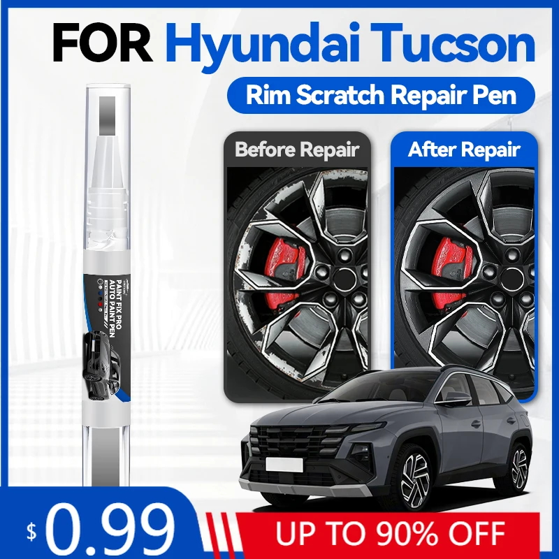 

Карандаш-корректор для колесных дисков Hyundai Tucson 2004-2025 JM LM TL NX4, средство для ремонта царапин, DIY, автоаксессуар