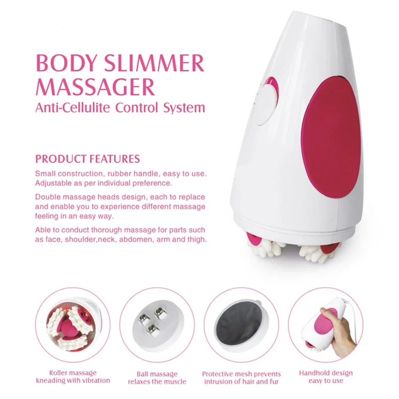 High quality 3d face-lift device electric slimming massager machine powerful face-lift wheel kneading massage device hot selling