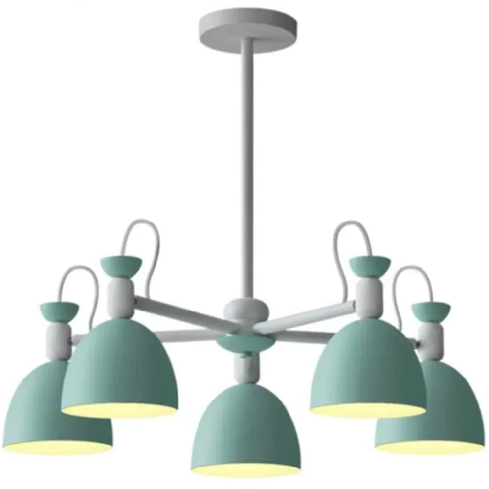 Colorful Pendant Lamp 3/5/6/8 Multi-colored Silicone E27 Art Pendant Lights For Modern Bar Restaurant Bedrooms Shopping Mall