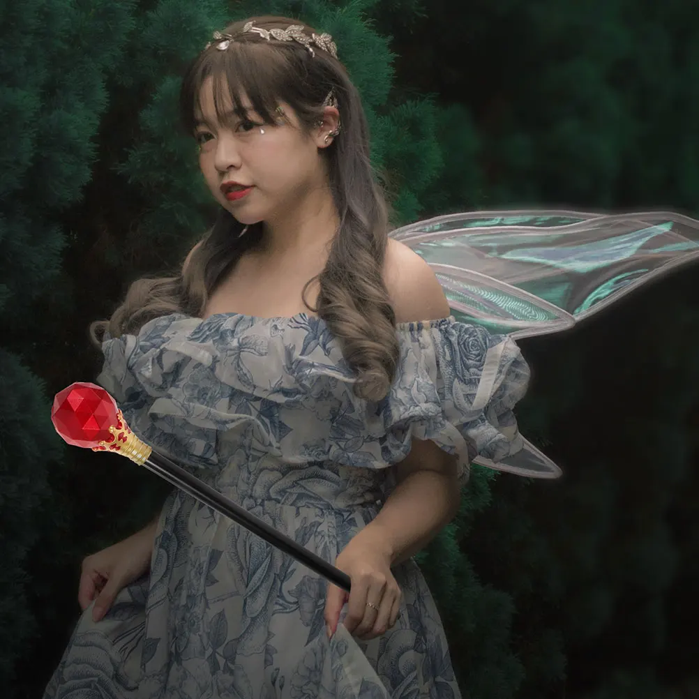 2 Pcs Decorations King Scepter Halloween Stationery Party Cosplay Scepters Prop Make up Child