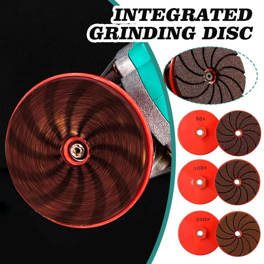 50# 100# 200#Multifunctional Integrated Grinding Wheel Tile Cutting Ceramic Tile Edging Wheel Angle Grinder Dry Polishing Pieces