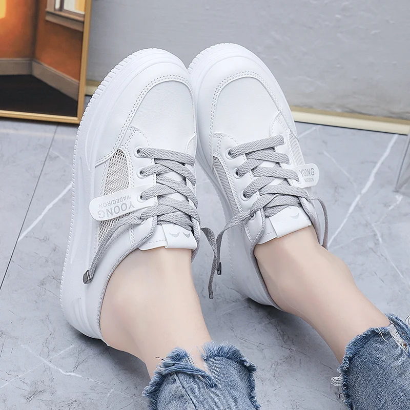 

2022 Summer Women's Sneakers Platform Casual Breathable Sport Design Tennis Shoes Fashion Tenis Female Footwear Zapatillas Mujer