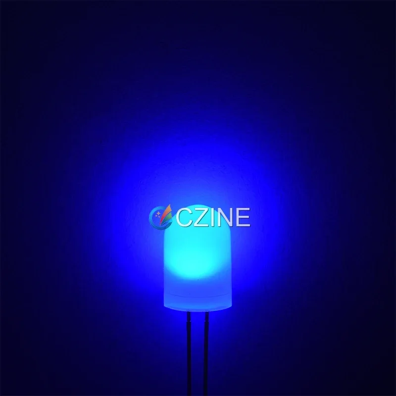 250pcs/Bag 10mm Led Diode Product Milky Lens Diffused Emitting Led White Red Blue Green Yellow Orange Red