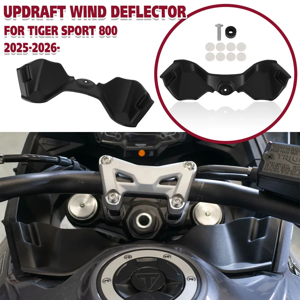 Tiger Sport800 Cockpit Fairing Updraft Windshield Windscreen Deflector For Tiger Sport 800 2025 2026 Motorcycle Wind Protection