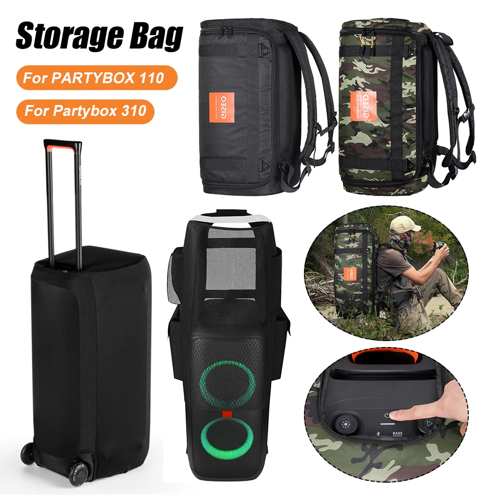 حقائب كتف EVA لـ JBL Partybox ، حقائب كتف ، مقاومة للماء ، حماية جيدة التهوية ، محمولة ، سعة كبيرة ، حقيبة تخزين ، 49 ،
