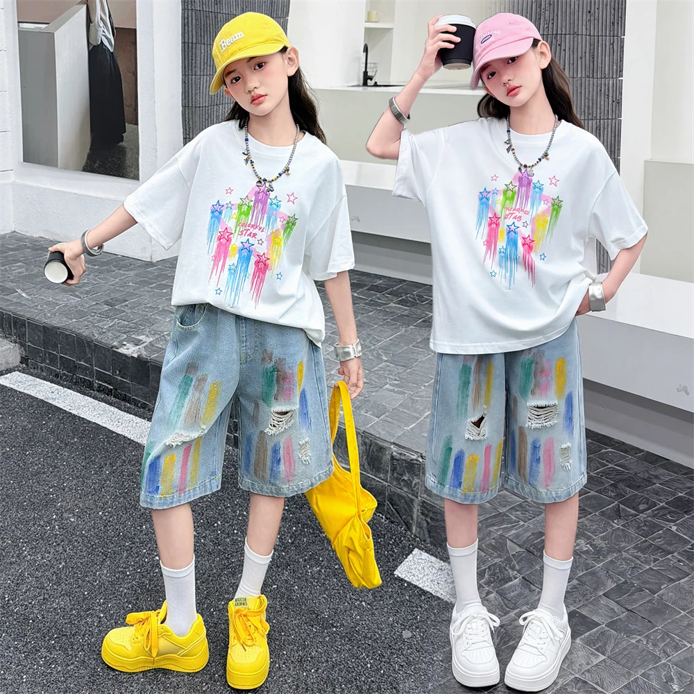Summer Clothing Drawing For Kids - Set Estivo alla Moda per Bambine,