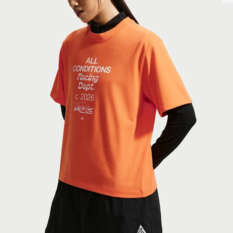 Nike genuine ACG series women's loose round neck pullover short sleeved T-shirt IR6984-819