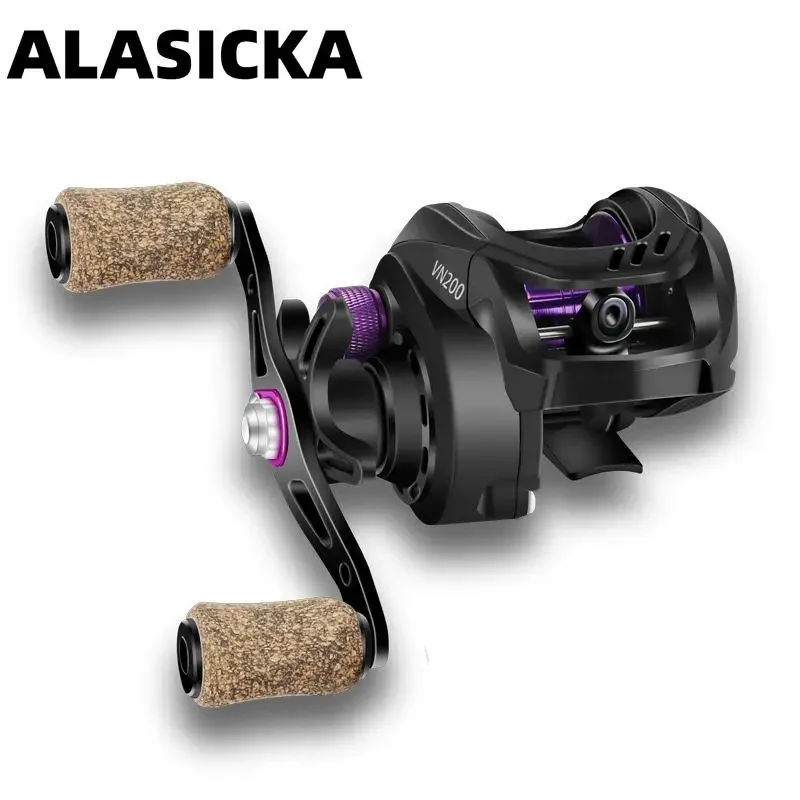 

ALASICKA 7KG Max Drag 6.5:1 High Speed Baitcasting Reel Fishing Reel Reinforced Reel Drag Reel Carp Drag Reel Fishing