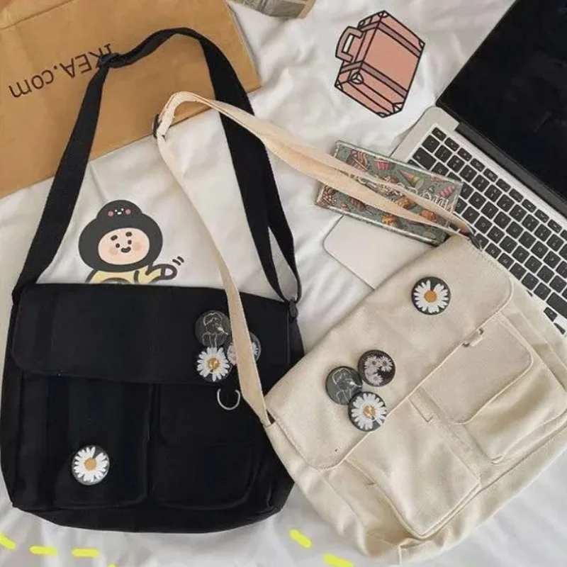 

Japanese Harajuku Cute Retro Girl Messenger Shoulder Bag Canvas Student School Female