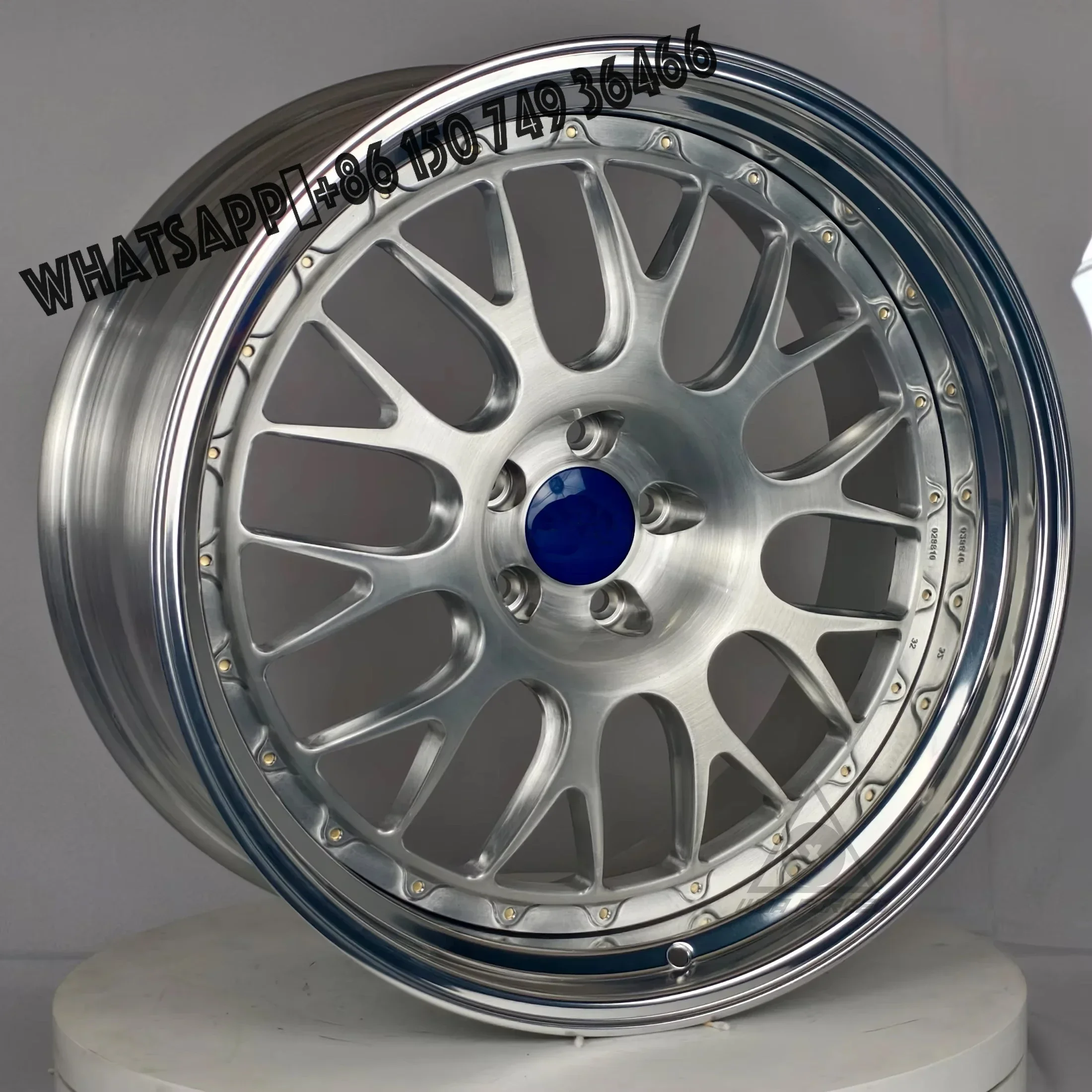 6061-T6 Customized 2-Piece Forged Aluminum Wheel  E88 E89 18-22 Inch Polished Brushed Rim Lightweight Brushed Wheel for