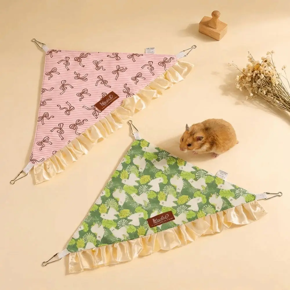 Hanging Breathable PET Hammock Metal Corner Hanging Small Pet Hammock Compact Guinea Pig For Squirrel