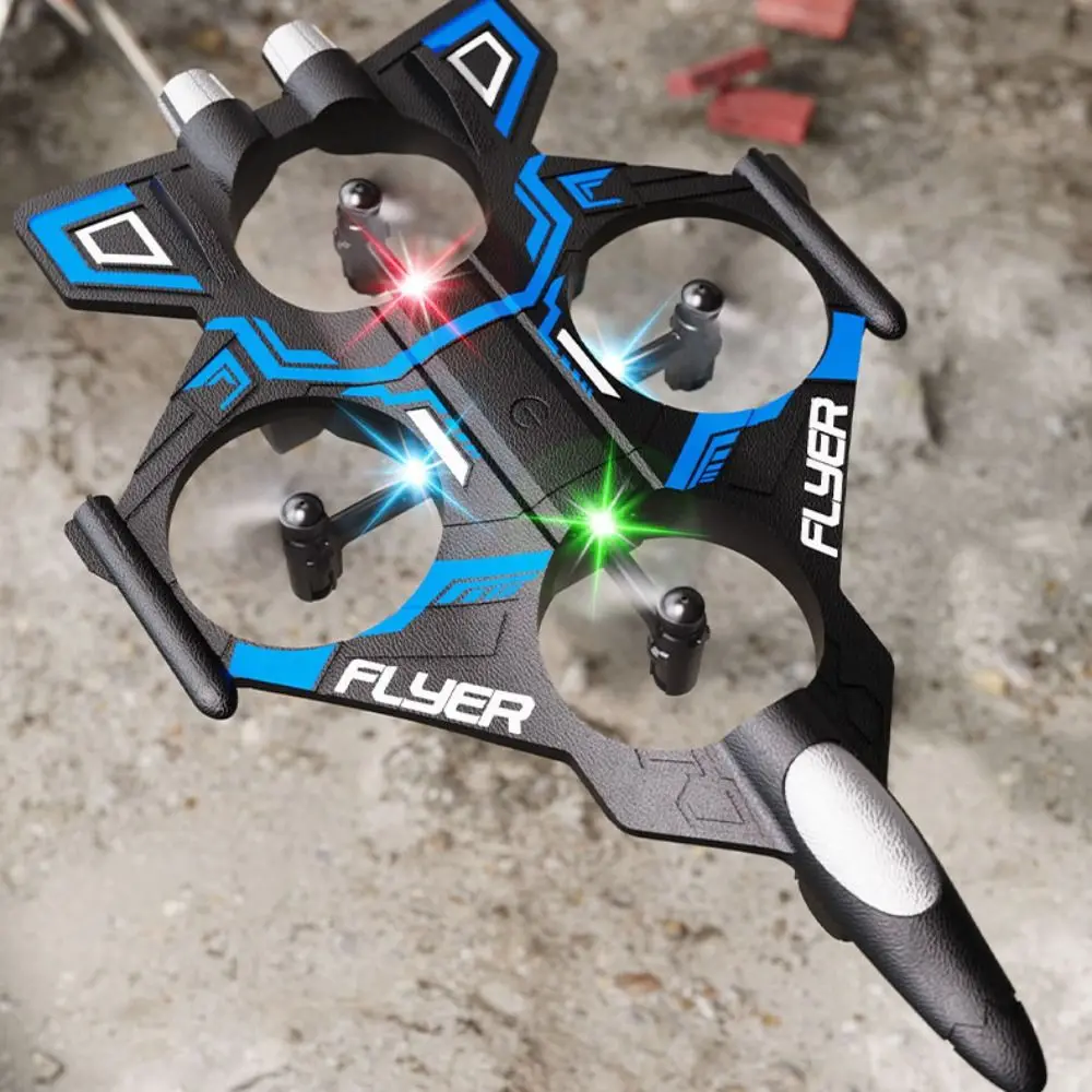 EPP Foam Remote Control Foam Fighter Rechargeable 2.4G Stunt Four Motor Helicopter Portable with Light RC Hobby Jet Plane