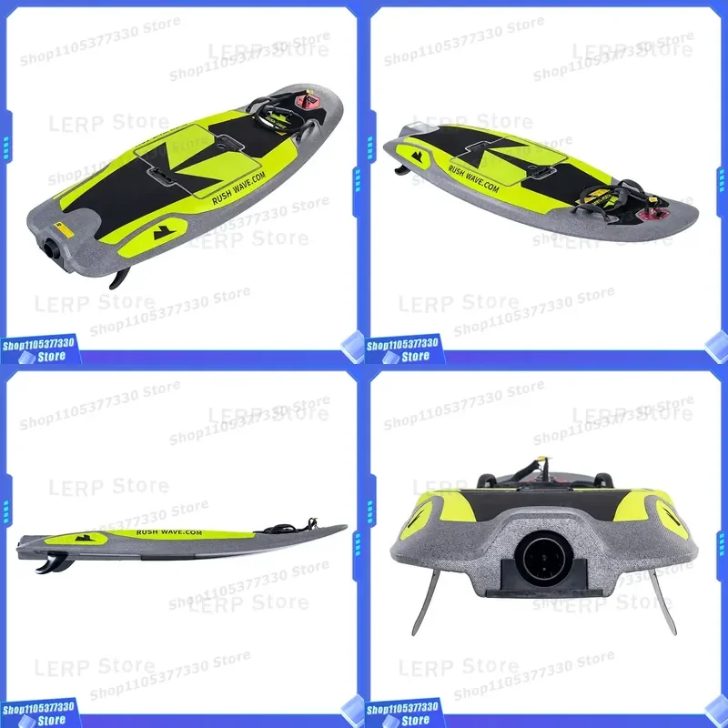 12kw ELectric Surfboard Pro RUSH WAVE High Speed Long Range E-Sufrboard with Handle Control Powerful Motor for Adults