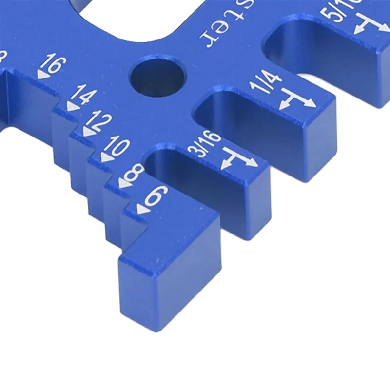 ABGR-高精度ノギスアルミ合金スケール測定ツール木工鋸テーブルマシンルーターとテーブルソー用-B