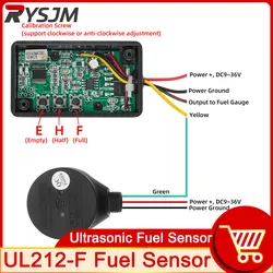 Ultrasonic Sensor for Fuel Level No Contact Oil Tank Ultrasonic Level Sensor Fuel Level Meter Sensor Motorcycle Car Boat