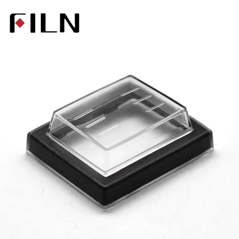 Waterproof Protect Cover Rectangle Cap for KCD Rocker Switches 5 Pcs 25x32mm Mounting Hole Rectangle Clear Silicone