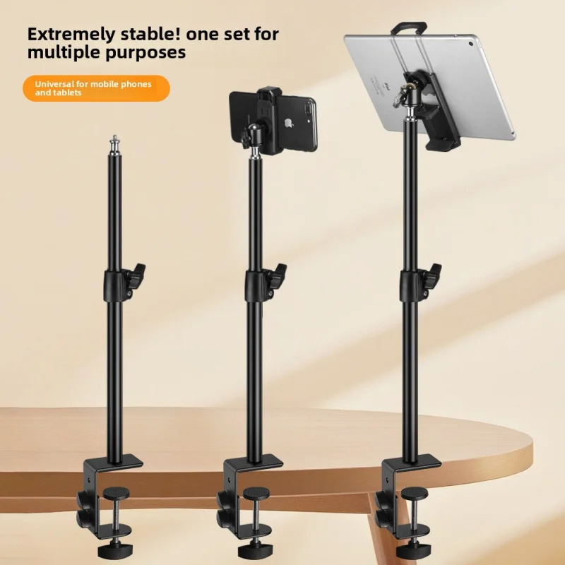

Phone Live Streaming Stand Desktop Adjustable Tablet Holder Lazy Stand for Watching Shows, Shooting Videos, Selfie