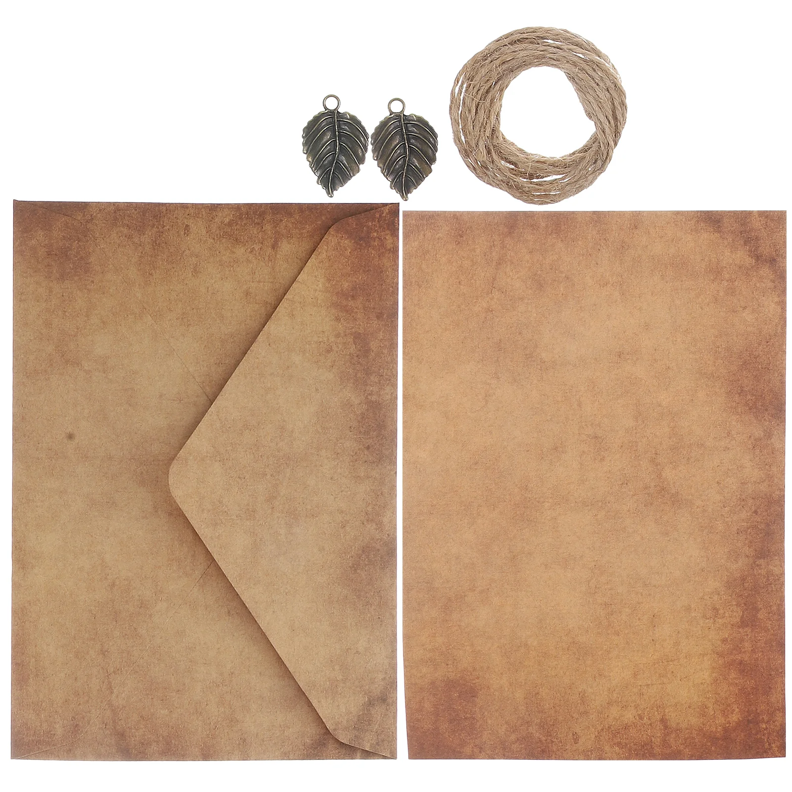 

5 комплектов, винтажный конверт из крафт-бумаги, канцелярский набор для письма, небольшой размер, контейнер для карт в стиле ретро, поставка для писем