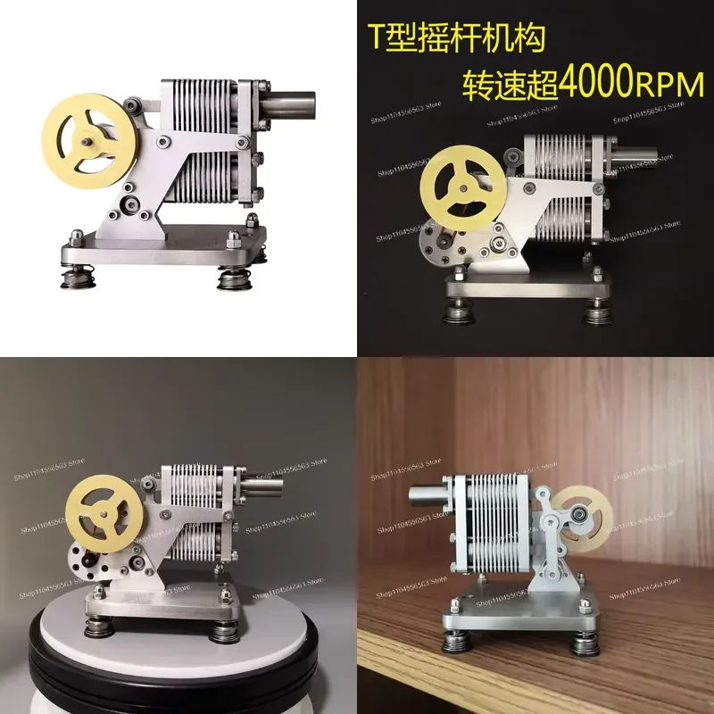 Full Metal Stirling Engine, Generator Model Mini Engine, Miniature, Physical Science Toys, Gifts