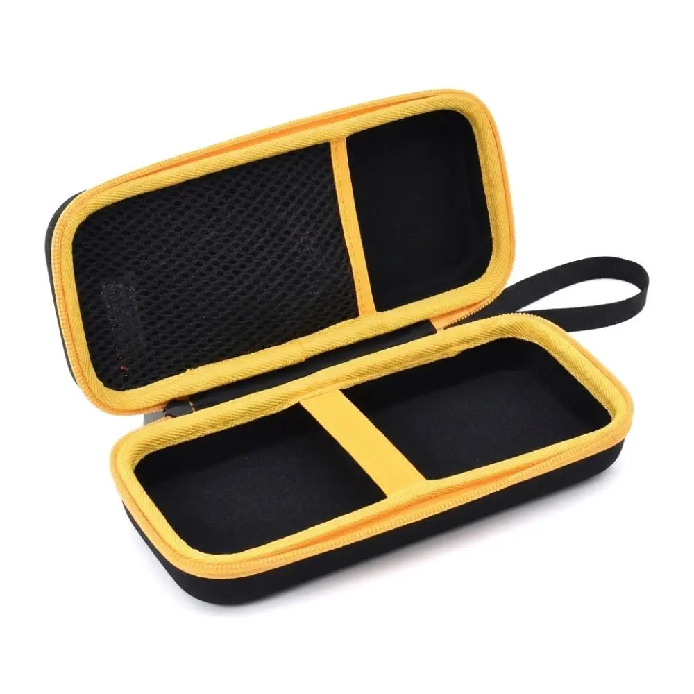 Durable EVA Clamp Meter Hard Case Black Shockproof Design Shockproof Tool Box With Handle Compact Portable EVA Case