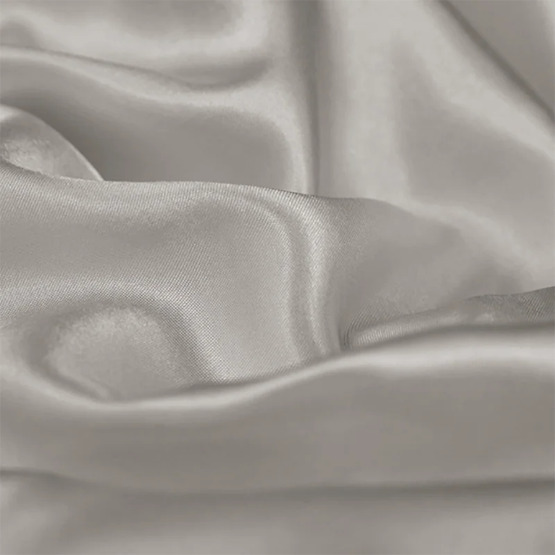 Waterproof Satin Mattress Cover Fitted Sheet, Silk, Soft, Monochromatic, Elastic Band, Smooth Bed Sheet